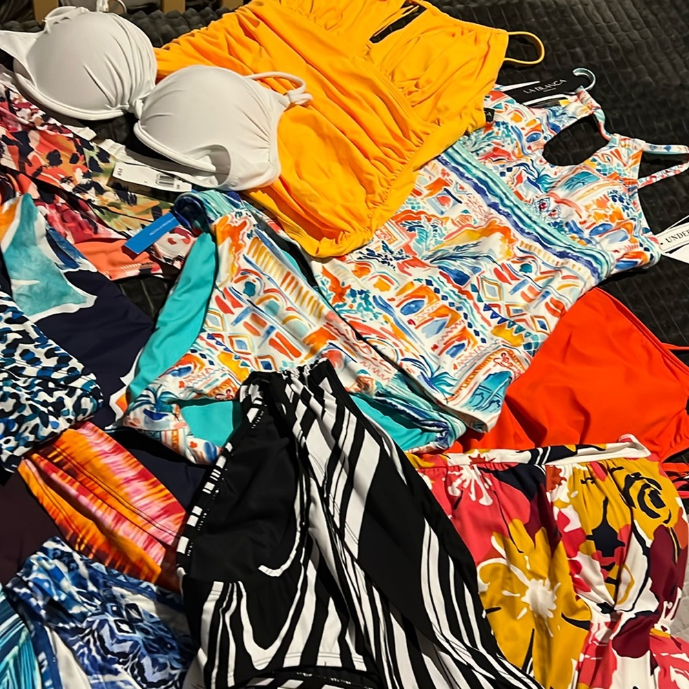 Lots and lots of beautiful bathing suits!